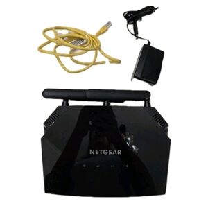 Netgear AC1750 R6350 Wi-Fi Router Power & Ethernet Cord 1750Mbps 25 Devices Dual